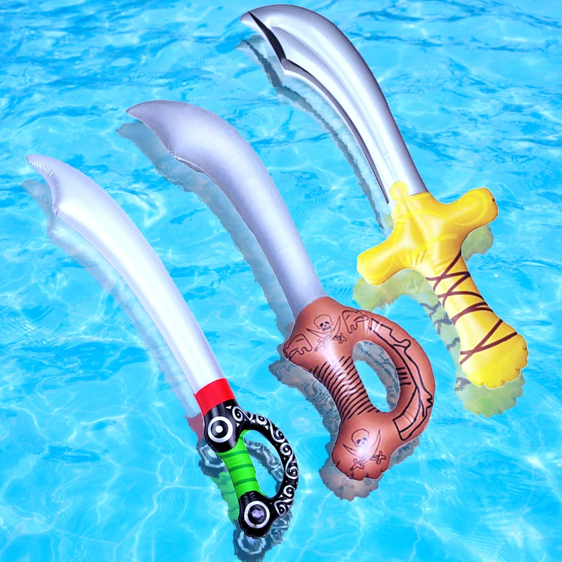 Outdoor Fun Pool Swim Water Play Toys Pirate Cutlass Pool Accessory Inflatable Swords Toys For Children Kids Dropshipping
Outdoor Fun Pool Swim Water Play Toys Pirate Cutlass Pool Accessory Inflatable Swords Toys For Children Kids Dropshipping