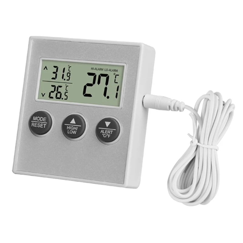 D7WA холодильник с сигнализацией термометр, широкий диапазон температур, большой экран для холодильников, морозильных камер, аквариума, пода...
D7WA холодильник с сигнализацией термометр, широкий диапазон температур, большой экран для холодильников, морозильных камер, аквариума, пода...