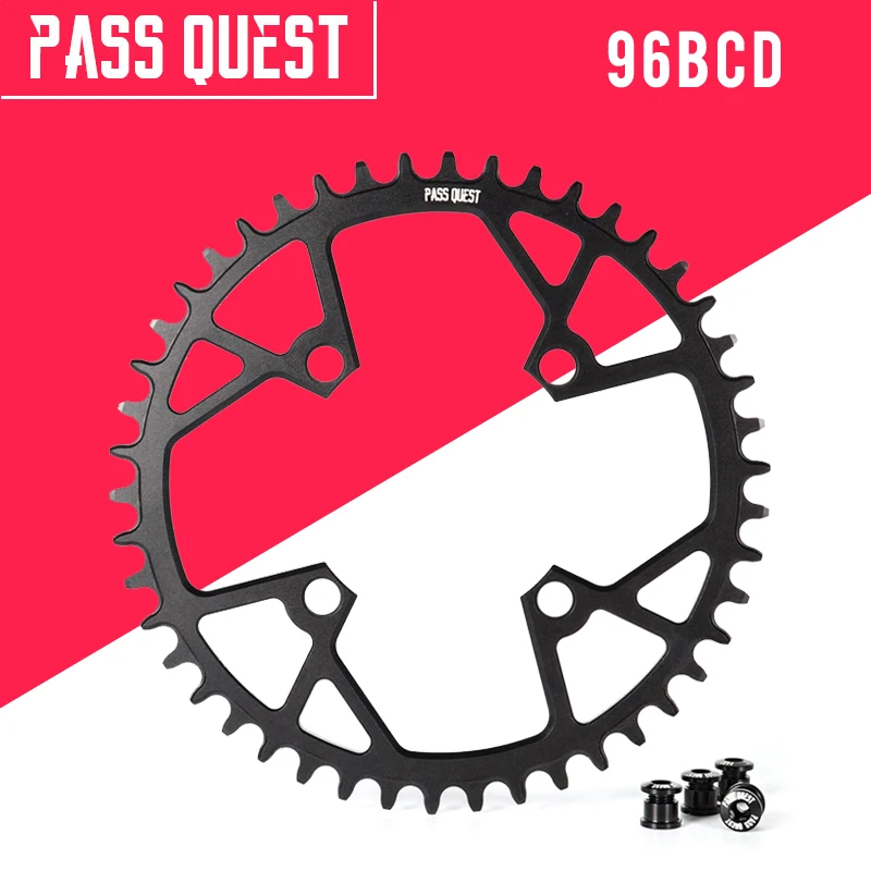 PASS QUEST round narrow wide chainring crankset sprocket 96BCD MTB mountain bike chain wheel bicycle gear 34T 36T 38T 42T 48T
PASS QUEST round narrow wide chainring crankset sprocket 96BCD MTB mountain bike chain wheel bicycle gear 34T 36T 38T 42T 48T