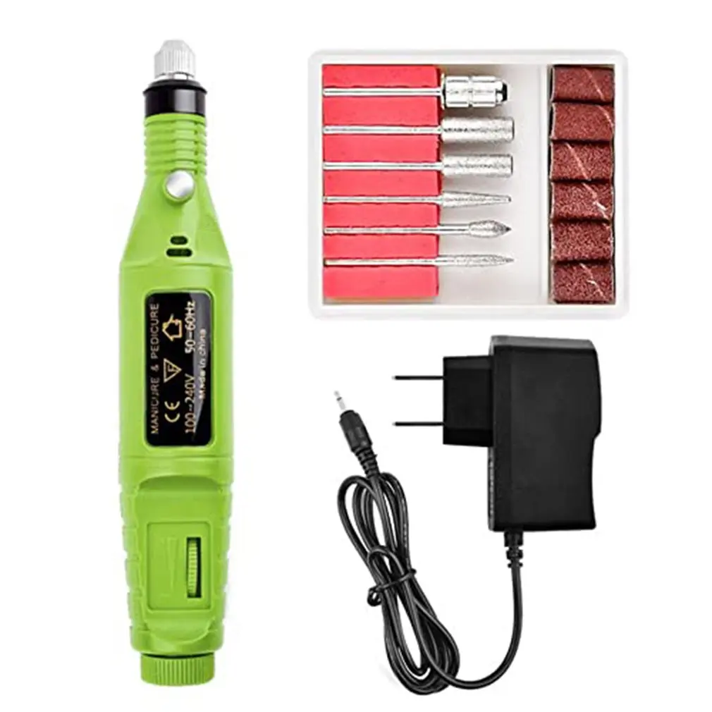 Electric Nail Drill Machine Manicure Pedicure Drill Milling Manicure Nail Equipment Set Nail File Nail Drill Bit
Electric Nail Drill Machine Manicure Pedicure Drill Milling Manicure Nail Equipment Set Nail File Nail Drill Bit