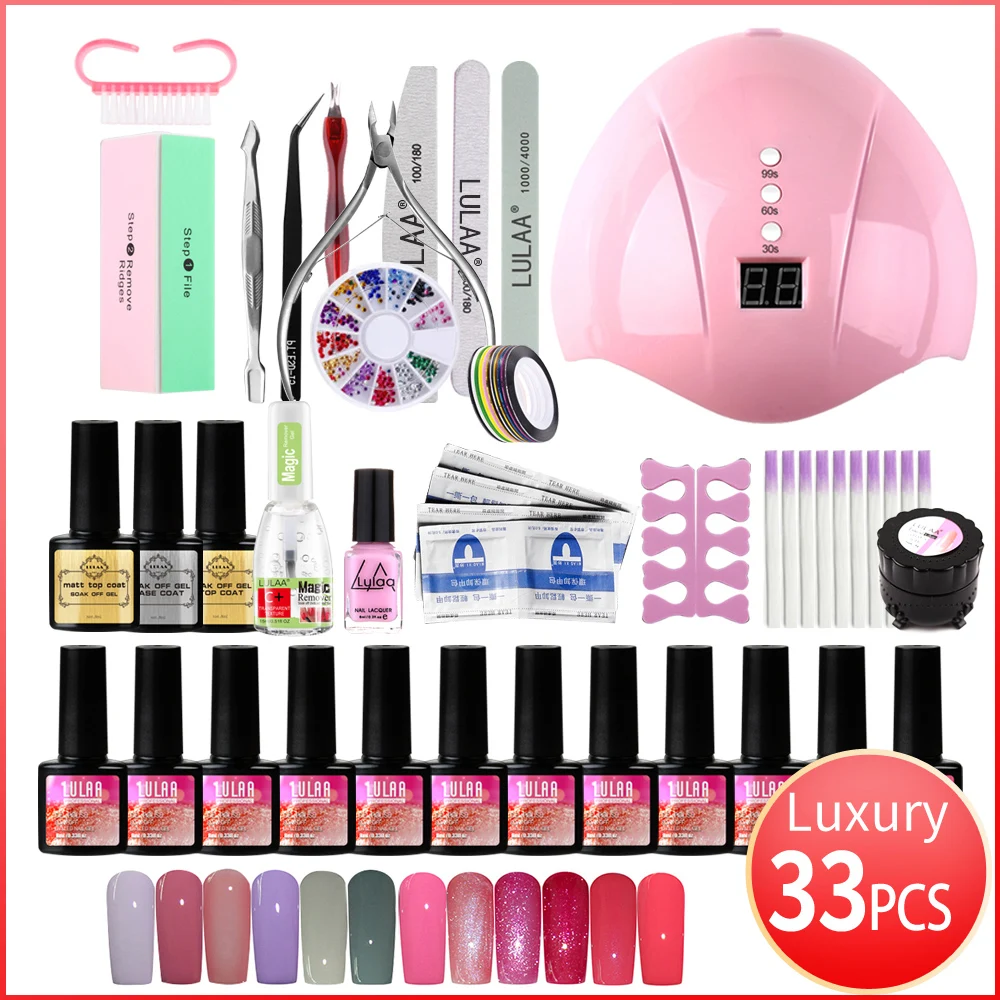 Novice nail polish set UV LED lamp dryer set suction nail tool set nail drill nail tool
Novice nail polish set UV LED lamp dryer set suction nail tool set nail drill nail tool