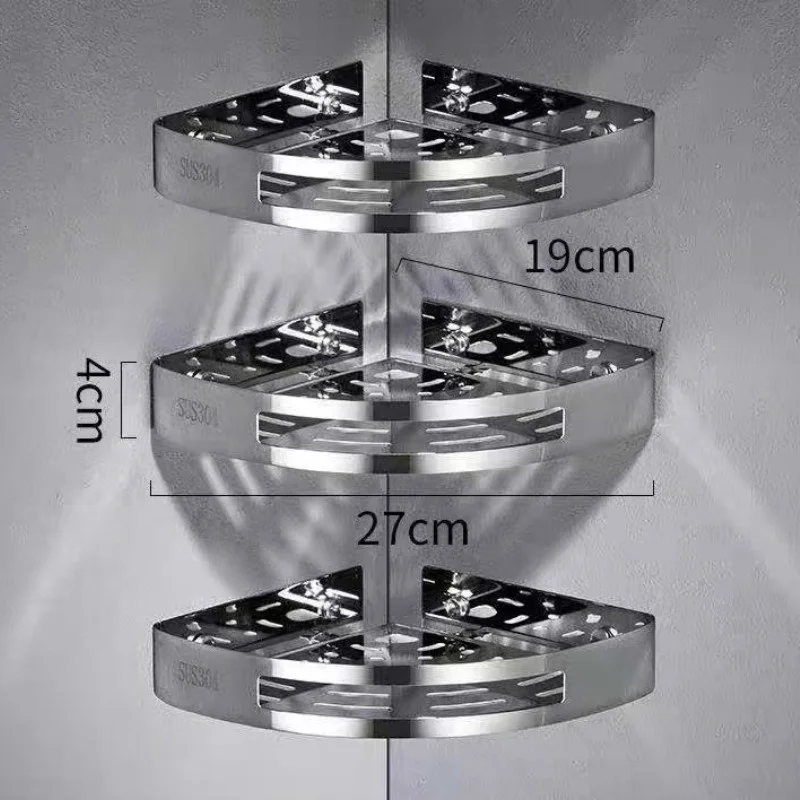 Bathroom Shelves Corner Shelf Wall Mounted Bathroom Soap Dish Bath Shower Shampoo Holder Wall Mounted Type Stainless Steel
Bathroom Shelves Corner Shelf Wall Mounted Bathroom Soap Dish Bath Shower Shampoo Holder Wall Mounted Type Stainless Steel