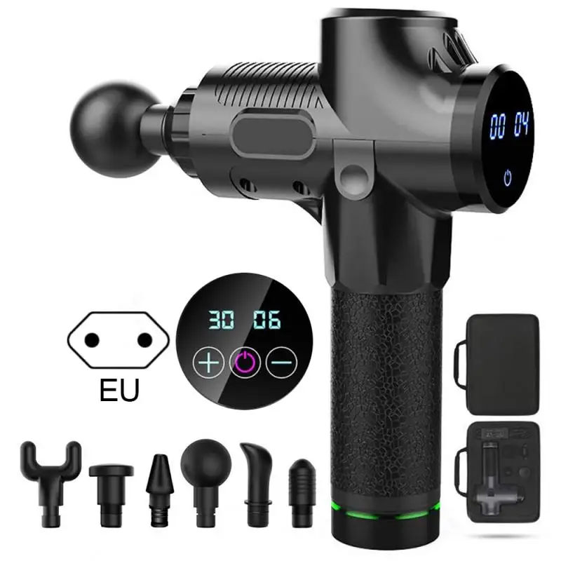 6 Heads LCD Display Massage Gun Fascia Gun Sport Therapy Muscle Massager Body Relaxation Pain Relief Slimming Shaping Massager
6 Heads LCD Display Massage Gun Fascia Gun Sport Therapy Muscle Massager Body Relaxation Pain Relief Slimming Shaping Massager