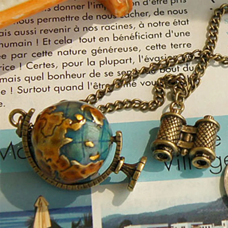 RL Europe and America retro miniature telescope global mini rotatable globe long necklace chain sweater chain
RL Europe and America retro miniature telescope global mini rotatable globe long necklace chain sweater chain