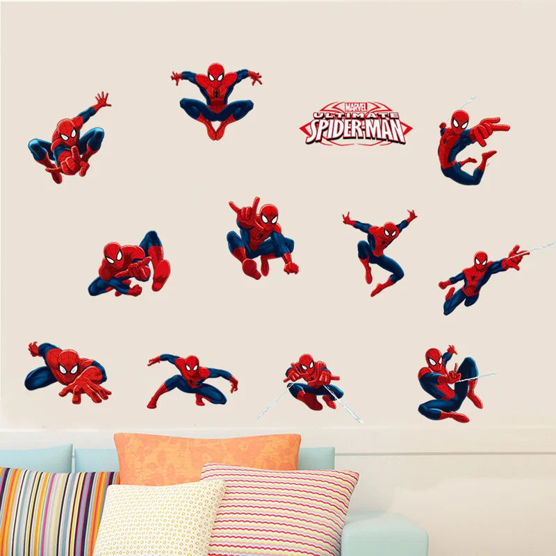 Spiderman Stickers Pvc Posters for Boys Marvel Super Hero Spiderman Boys Toys Wall Stickers Home Decoration Diy Art Pvc Posters 
Spiderman Stickers Pvc Posters for Boys Marvel Super Hero Spiderman Boys Toys Wall Stickers Home Decoration Diy Art Pvc Posters