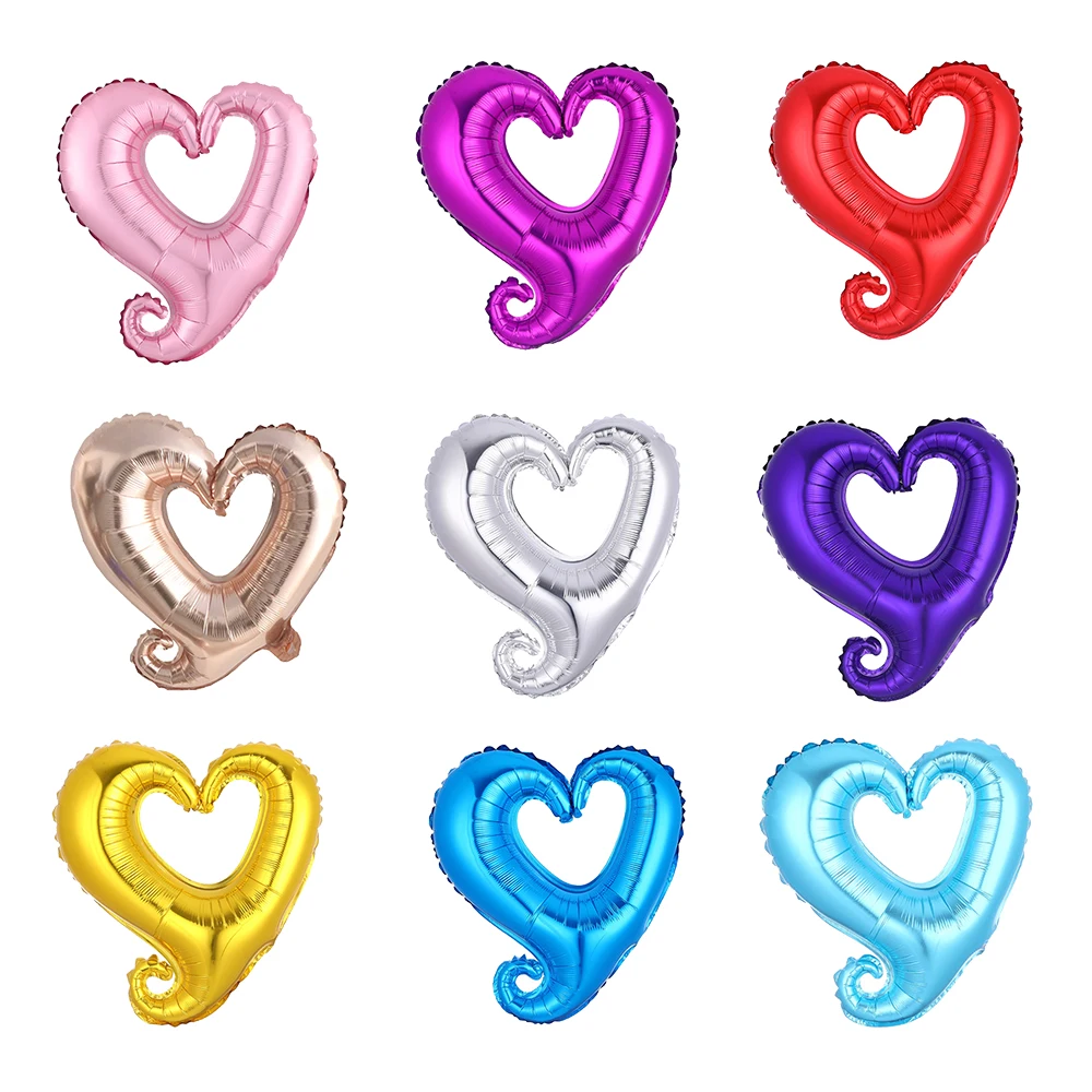5Pcs18 inch Hollow Love Heart Shaped Aluminum Foil Helium Balloons for Wedding Birthday Party Groom Bride Baby Shower Decoration
5Pcs18 inch Hollow Love Heart Shaped Aluminum Foil Helium Balloons for Wedding Birthday Party Groom Bride Baby Shower Decoration