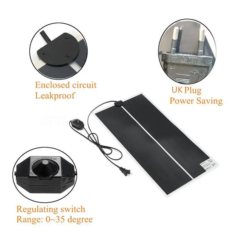 Temperature Controller Pet Multi Size Reptile Heat Mat Reptile Incubator Tuning Switch Heating Pad Accessories EU Plug 5W-45W
Temperature Controller Pet Multi Size Reptile Heat Mat Reptile Incubator Tuning Switch Heating Pad Accessories EU Plug 5W-45W