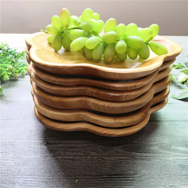 Food Fruit Cake Dessert Dinner Pan Plate Tray Dishes Storage Flower Shape Solid Wood Dried fruit plates Dishes
Food Fruit Cake Dessert Dinner Pan Plate Tray Dishes Storage Flower Shape Solid Wood Dried fruit plates Dishes