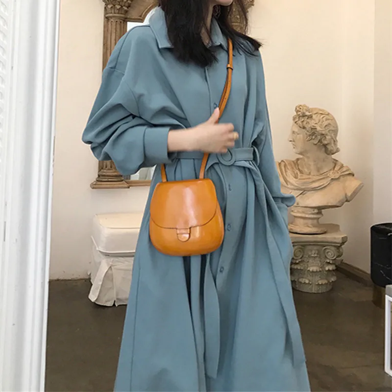 Korean Style Sweet A-line High Waist Dress Female 2019 Early Autumn New Solid Single-breasted Lantern-sleeve Women's Dress
Korean Style Sweet A-line High Waist Dress Female 2019 Early Autumn New Solid Single-breasted Lantern-sleeve Women's Dress
