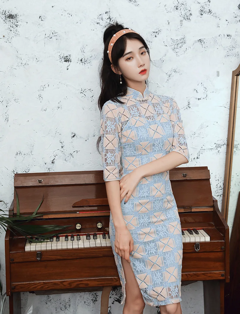Китайская одежда в современном стиле qipao азиатские платья-Ципао | Тематическая и