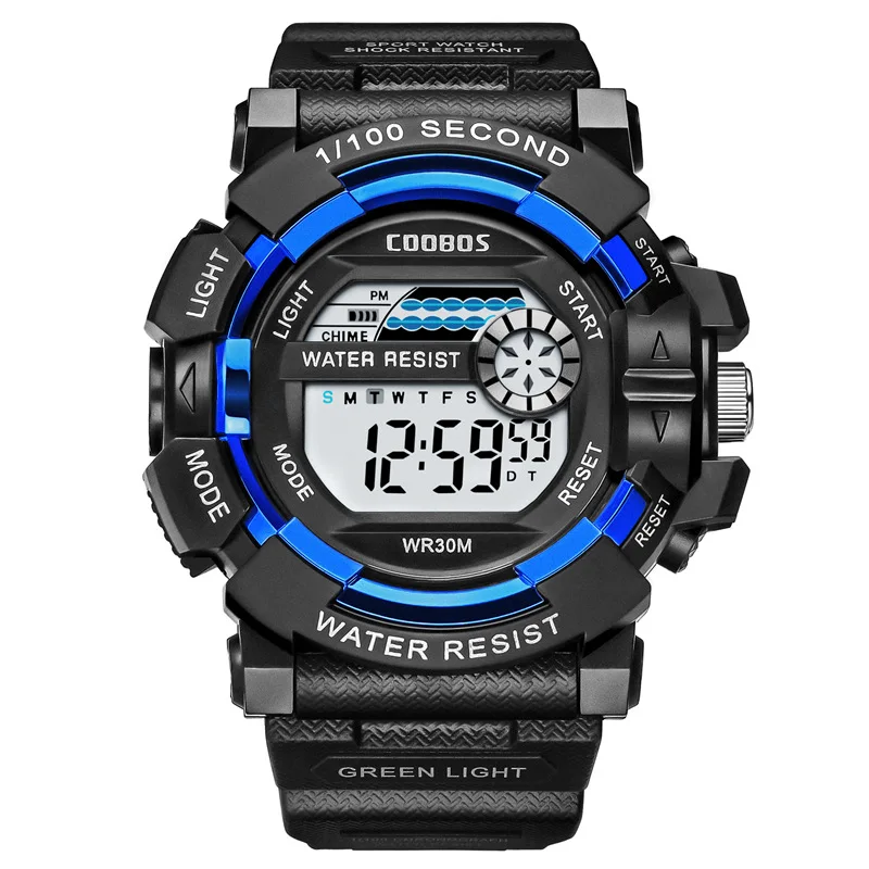 Top Brand COOBOS Outdoor Life Waterproof Men's Digital Watch Sports Fitness Date Clock Male Month Week Chronograp Reloj Hombre
Top Brand COOBOS Outdoor Life Waterproof Men's Digital Watch Sports Fitness Date Clock Male Month Week Chronograp Reloj Hombre