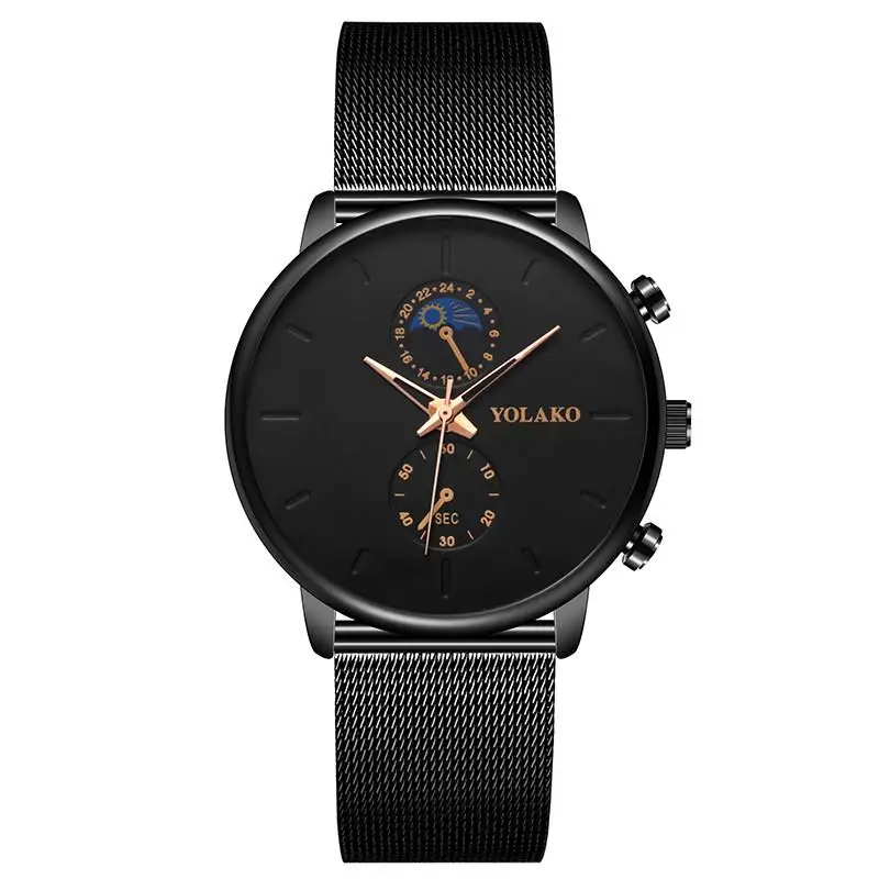 Модные мужские деловые черные часы, роскошные часы из нержавеющей стали, ультра тонкий сетчатый ремень, кварцевые мужские наручные часы, По...
Модные мужские деловые черные часы, роскошные часы из нержавеющей стали, ультра тонкий сетчатый ремень, кварцевые мужские наручные часы, По...