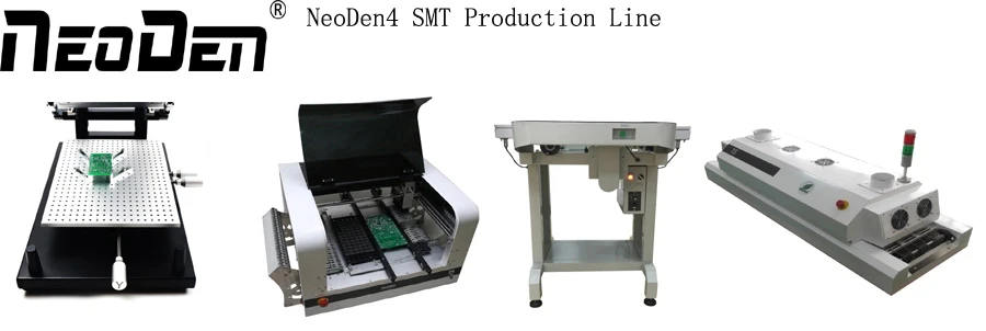 NeoDen4 Настольный SMT производственная линия выбор и место машина SMD прототип