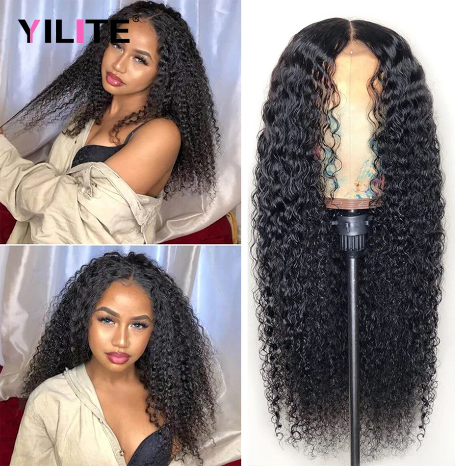 Kinky Curly 4x4 Lace Closure Human Hair Wigs Pre Plucked Glueless HD Transparent Lace Closure Wigs 100% Brazilian Remy Hair Wig
Kinky Curly 4x4 Lace Closure Human Hair Wigs Pre Plucked Glueless HD Transparent Lace Closure Wigs 100% Brazilian Remy Hair Wig