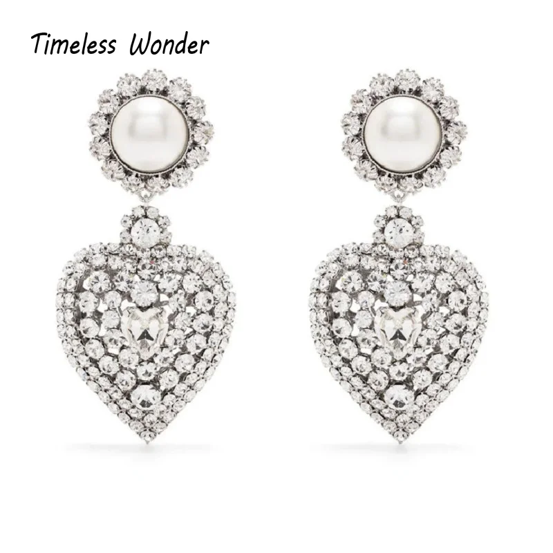 Timeless Wonder Stunning Faux Pearl Zirconia Heart Clip Earrings for Women Punk Designer Goth Runway Fancy Ins Date New Emo 6225
Timeless Wonder Stunning Faux Pearl Zirconia Heart Clip Earrings for Women Punk Designer Goth Runway Fancy Ins Date New Emo 6225