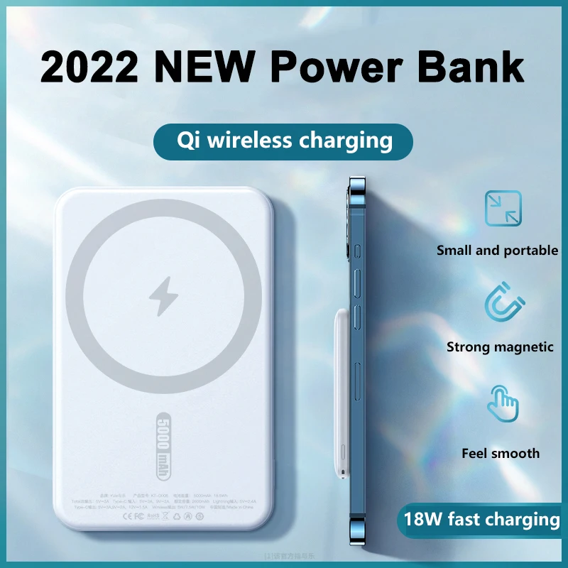 Magnetic Power Bank Mobile Phone External Battery Pack Portable PowerBank Qi Wireless Charger for iPhone 11 12 13 Pro Max Xiaomi
Magnetic Power Bank Mobile Phone External Battery Pack Portable PowerBank Qi Wireless Charger for iPhone 11 12 13 Pro Max Xiaomi