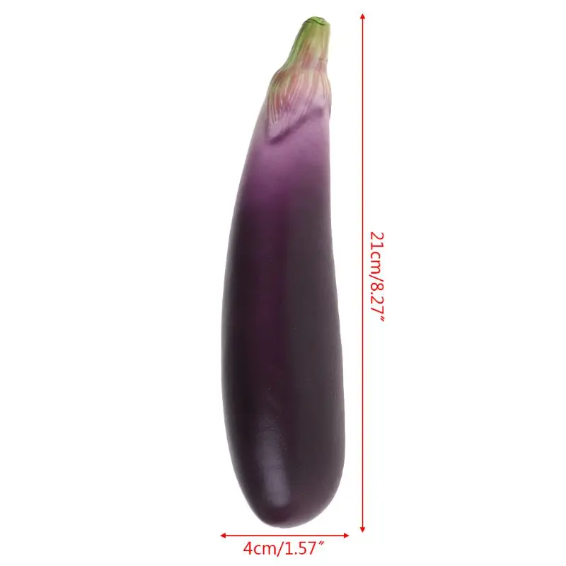 Lifelike Artificial Eggplants Simulation Fake Vegetable Photo Props Home Kitchen Decoration Kids Teaching Toy
Lifelike Artificial Eggplants Simulation Fake Vegetable Photo Props Home Kitchen Decoration Kids Teaching Toy