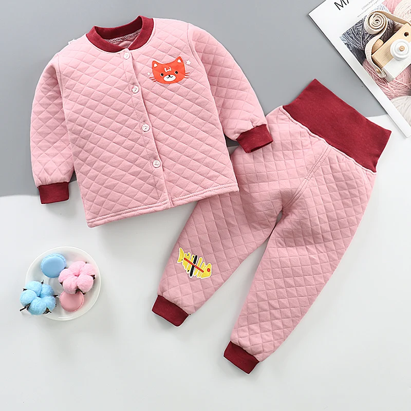 Baby Plus Warm Pajamas Sets Cotton Boys Sleepwear Autumn Cartoon Print Spring Girls Long Sleeve Tops+Pants 2pcs 2-7 Years Old
Baby Plus Warm Pajamas Sets Cotton Boys Sleepwear Autumn Cartoon Print Spring Girls Long Sleeve Tops+Pants 2pcs 2-7 Years Old