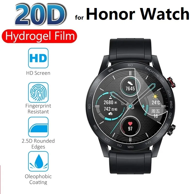 2 шт. Гидрогелевая Защитная пленка для Honor Watch ES GS Pro Dream Magic 46mm 42mm (не стекло)