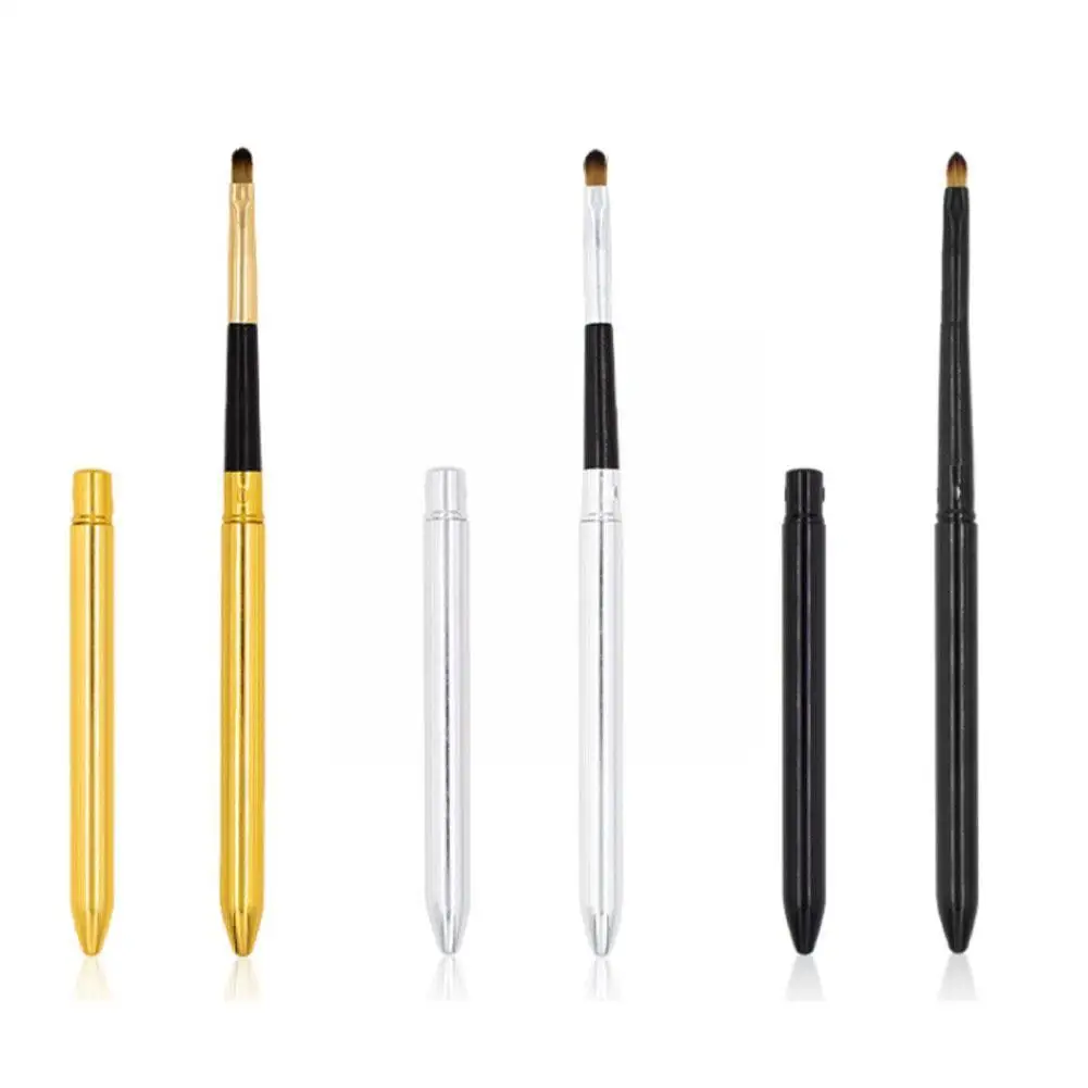 Gold Silver Black Metal Handle Lip Gloss Makeup Brush Cap Brush With Tool Adjustable Portable Cosmetic Protect Lipstick K3Y6
Gold Silver Black Metal Handle Lip Gloss Makeup Brush Cap Brush With Tool Adjustable Portable Cosmetic Protect Lipstick K3Y6