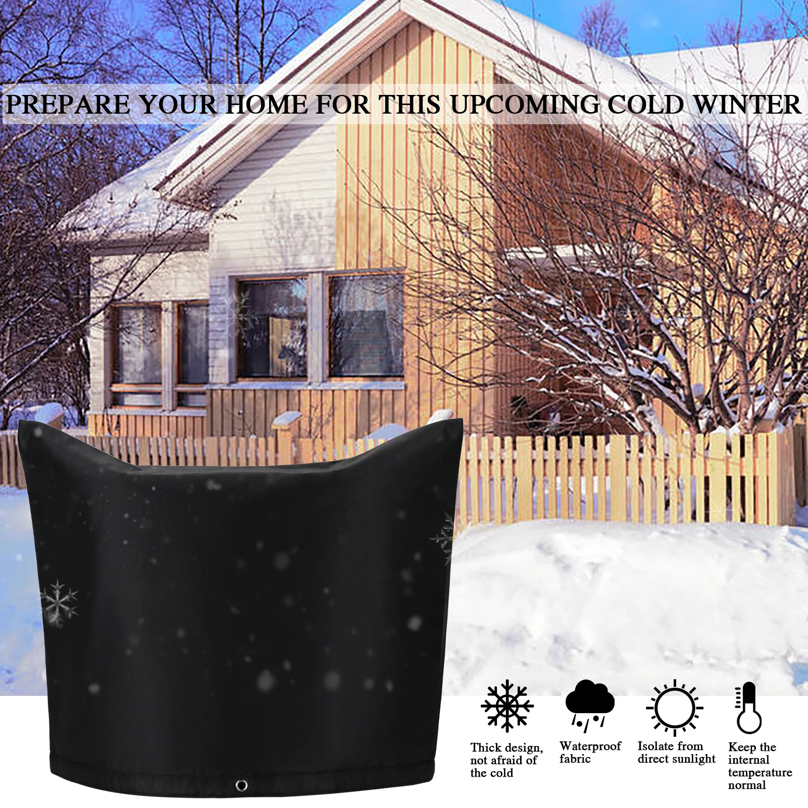 Outdoor Faucet Antifreeze Cover Frost Resistance Durable Outside Garden Faucet Socks for Freeze Protection for Winter
Outdoor Faucet Antifreeze Cover Frost Resistance Durable Outside Garden Faucet Socks for Freeze Protection for Winter