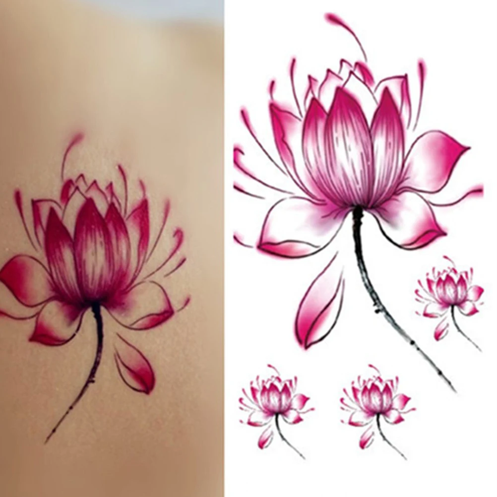 colorful lotus flower tattoos Pattern Taty New Design Flash Removable Waterproof Temporary Tattoo Stickers women sexy
colorful lotus flower tattoos Pattern Taty New Design Flash Removable Waterproof Temporary Tattoo Stickers women sexy