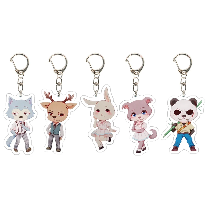 Аниме BEASTARS Legosi Louis Gouhin брелок Harajuku Косплэй акриловые фигурка сумки кулон