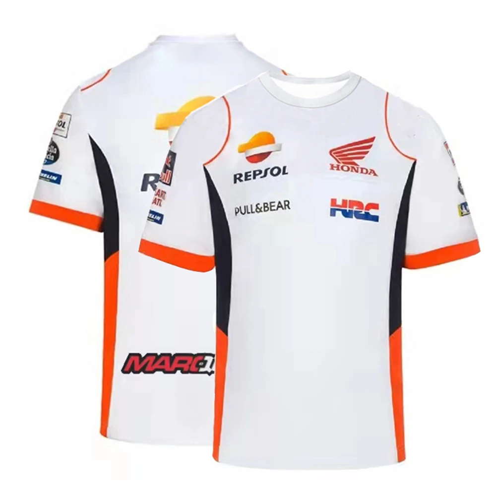 Motorcycle Summer Polyester MOTO G P Short Sleeves Top Riding For Honda Hrc Repsol Racing Sports Men's T Shirt Outdoor men T-shi
Motorcycle Summer Polyester MOTO G P Short Sleeves Top Riding For Honda Hrc Repsol Racing Sports Men's T Shirt Outdoor men T-shi