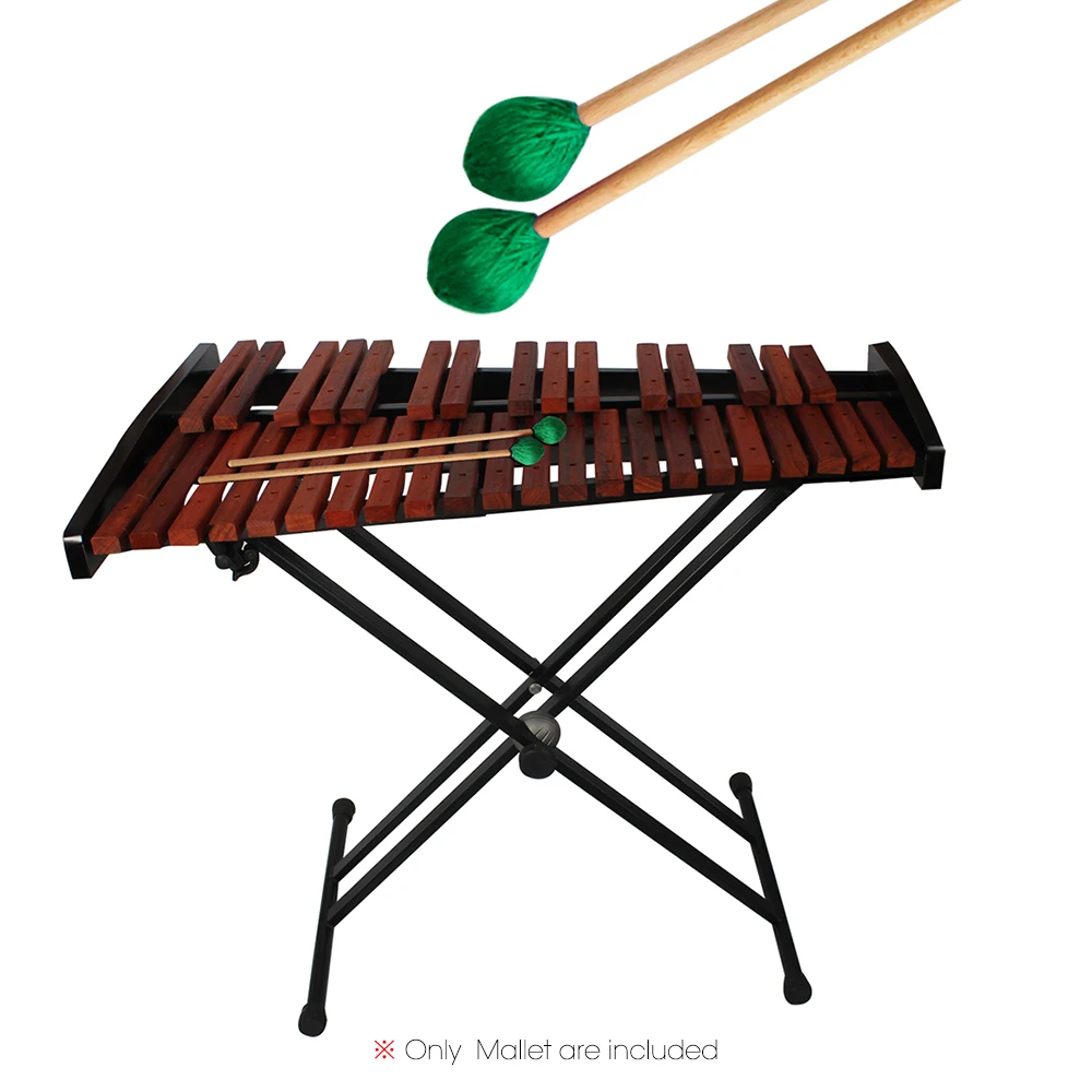 Средние палочки Marimba Mallets ксилофон Glockensplel молоток с ручки из бука комплект