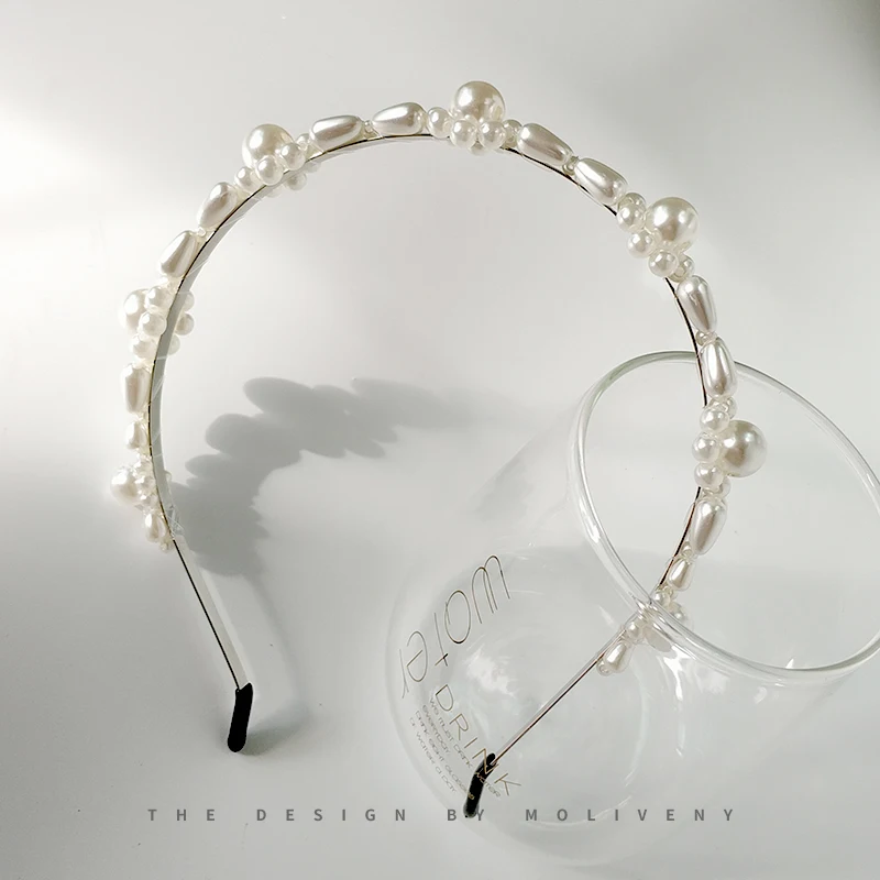 Simple Elegant Headband Women's Hair Accessories Fashionable Pearl Crystal Headband Hair Pressing Hairpin All-Match Mori
Simple Elegant Headband Women's Hair Accessories Fashionable Pearl Crystal Headband Hair Pressing Hairpin All-Match Mori