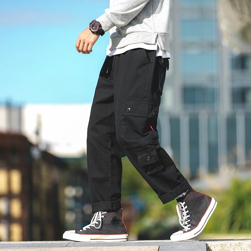 Men Tactical Pants Jogger Cargo Pants Male Loose Multi Pocket Military Army Green Style Urban Casure Cotton Trousers
Men Tactical Pants Jogger Cargo Pants Male Loose Multi Pocket Military Army Green Style Urban Casure Cotton Trousers