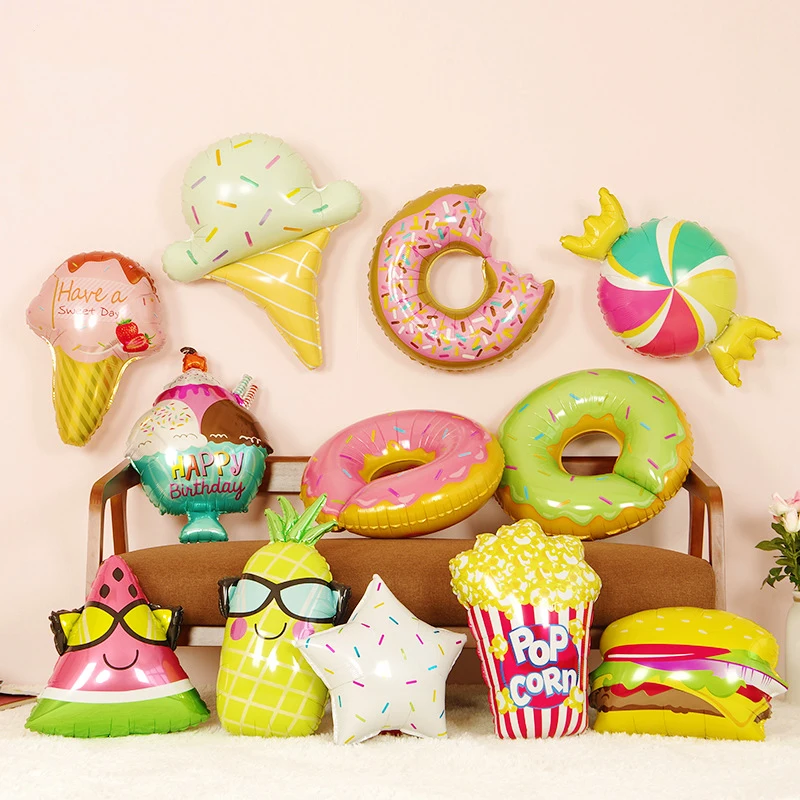 Kindergarten Decoration Candy Donut Balloons, Children's Toys Birthday Aluminum Foil Balloons, Holiday Party Scene Decorations
Kindergarten Decoration Candy Donut Balloons, Children's Toys Birthday Aluminum Foil Balloons, Holiday Party Scene Decorations