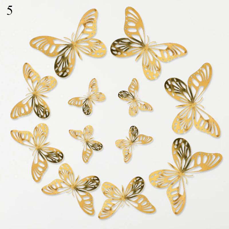 Hot Sold 12 Pcs/Set 3D Wall Stickers Hollow Butterfly for Kids Rooms Home Wall Decor Fridge stickers Home Decoration Wall Decals
Hot Sold 12 Pcs/Set 3D Wall Stickers Hollow Butterfly for Kids Rooms Home Wall Decor Fridge stickers Home Decoration Wall Decals