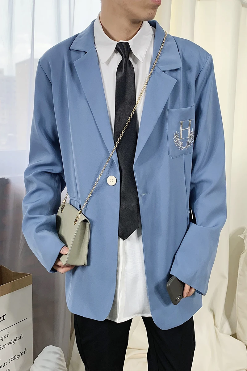 2019 Spring And Autumn New Loose Men's Large Size Embroidery Small Suit Jacket Solid Color Fashion Casual Shirt M-5XL
2019 Spring And Autumn New Loose Men's Large Size Embroidery Small Suit Jacket Solid Color Fashion Casual Shirt M-5XL