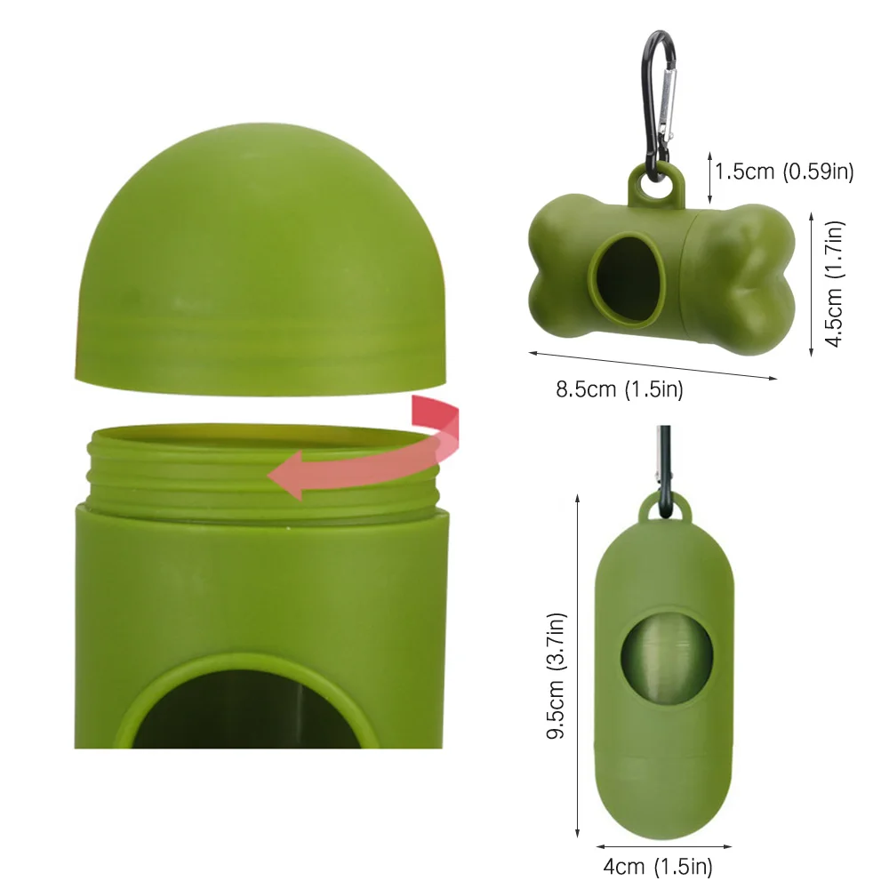Pet Dog Poop Bags Dispenser Collector Scoop Holder Puppy Pooper Scooper Bag Outdoor Clean Green Garbage Bag Pets Supplies
Pet Dog Poop Bags Dispenser Collector Scoop Holder Puppy Pooper Scooper Bag Outdoor Clean Green Garbage Bag Pets Supplies