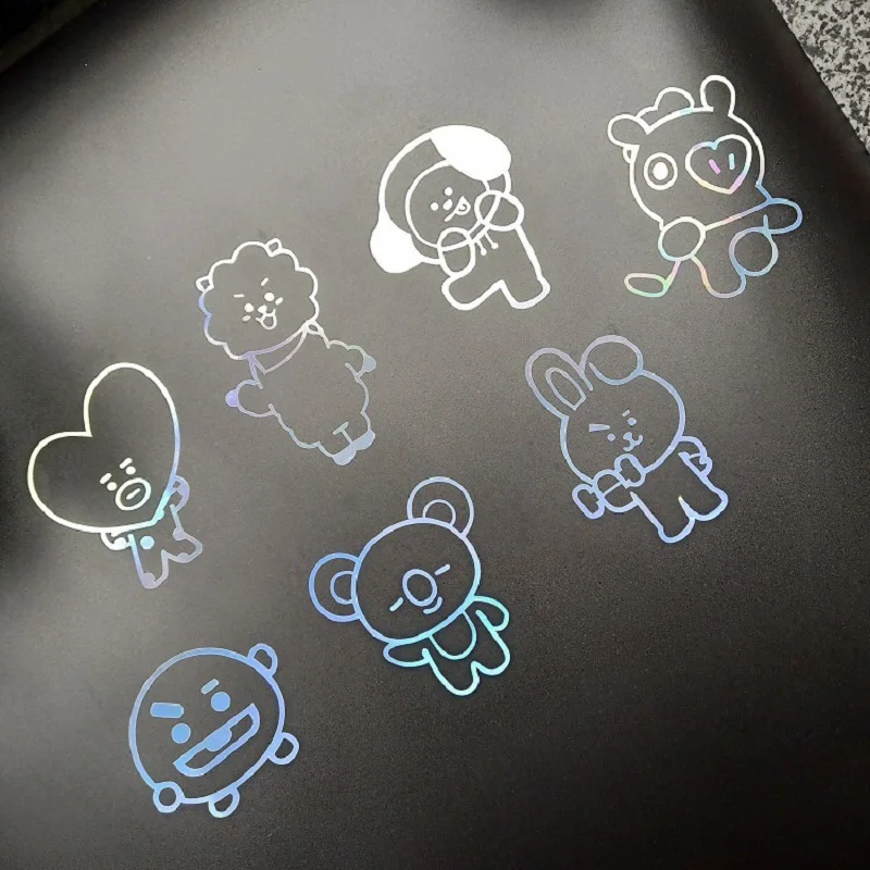 3 QBTS Bulletproof Youth Group Laser colorful stickers, mobile phone stickers, refrigerator stickers, luggage stickers, stickers
3 QBTS Bulletproof Youth Group Laser colorful stickers, mobile phone stickers, refrigerator stickers, luggage stickers, stickers