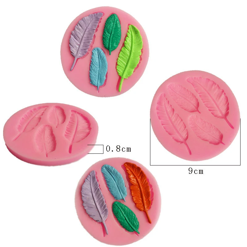 Feather DIY fondant cake decoration tool lace border silicone mold kitchen baking utensils
Feather DIY fondant cake decoration tool lace border silicone mold kitchen baking utensils