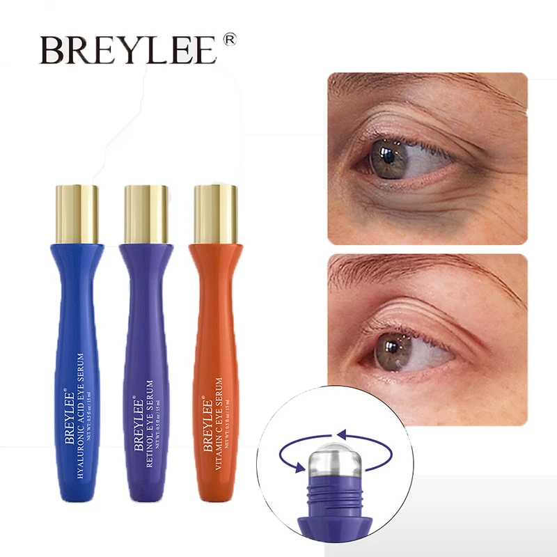BREYLEE EyeEssenceEyeRoller Massage Vitamin C Hyaluronic Acid Retinol Skin Care Eliminate Eye Bags Dark Circles Moisturizing15ML
BREYLEE EyeEssenceEyeRoller Massage Vitamin C Hyaluronic Acid Retinol Skin Care Eliminate Eye Bags Dark Circles Moisturizing15ML