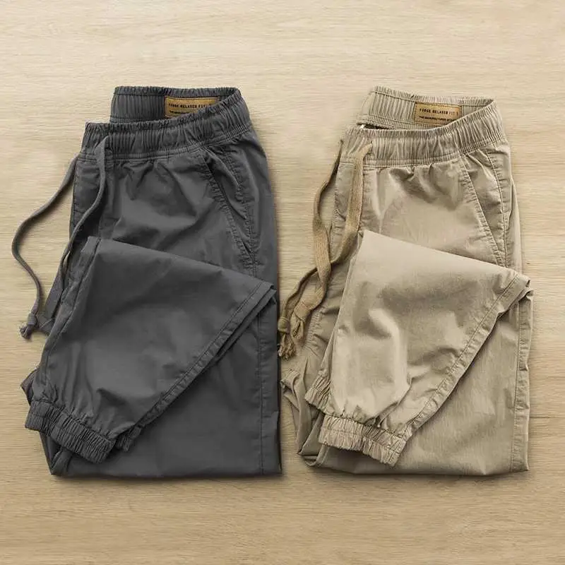 2022 Spring and Autumn The New Men Big pocket Trousers Pure cotton Comfortable Men jogging Training pants
2022 Spring and Autumn The New Men Big pocket Trousers Pure cotton Comfortable Men jogging Training pants