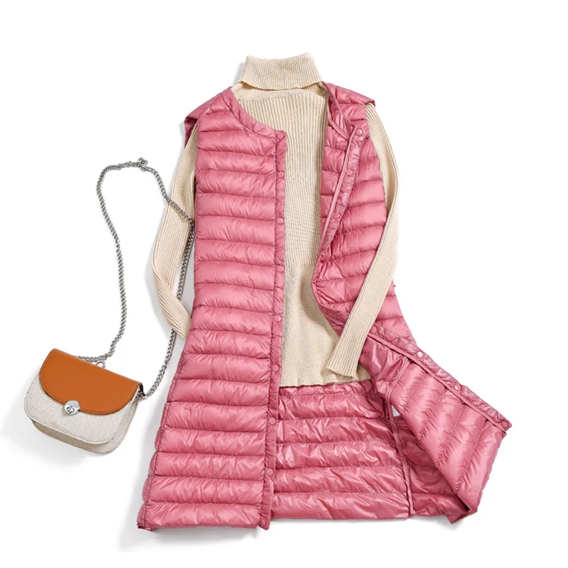 Women Thin Ultralight Down Vest White Duck Down Vests Spring And Autumn Sleeveless Jacket Female Outwear
Women Thin Ultralight Down Vest White Duck Down Vests Spring And Autumn Sleeveless Jacket Female Outwear