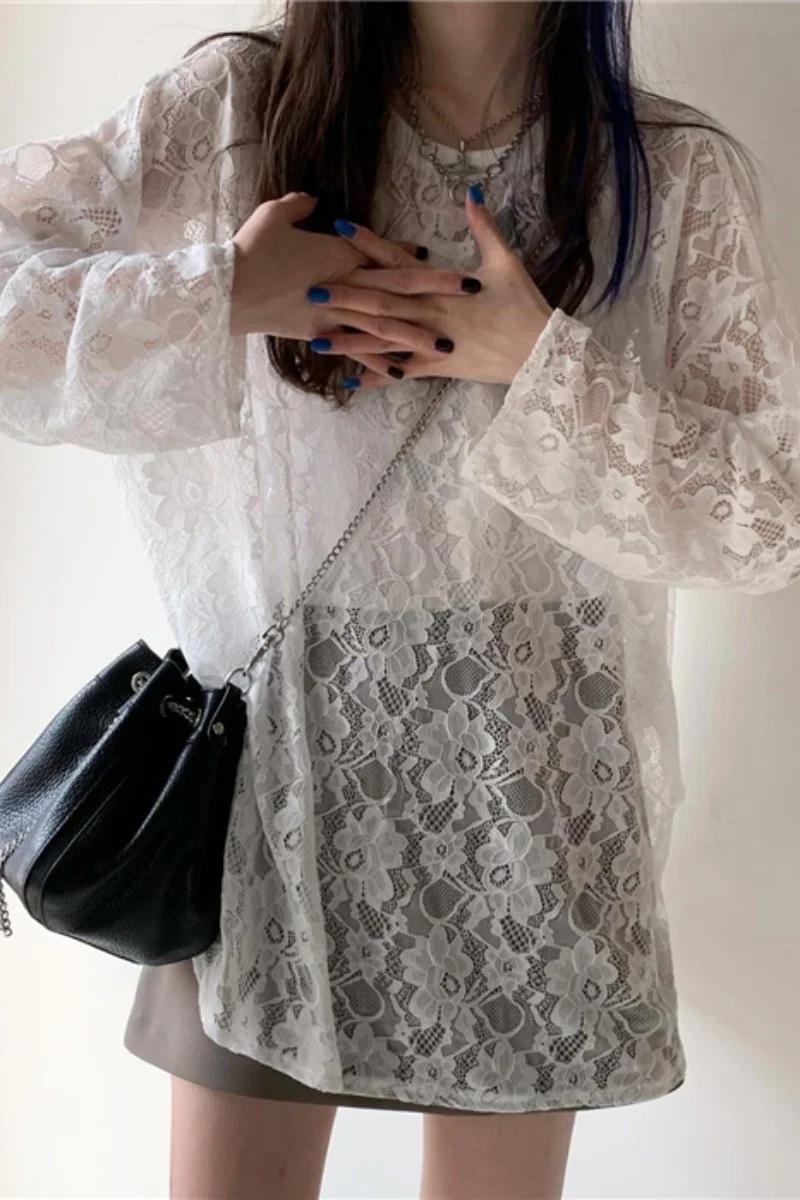 Lace Shirt Women's 2021 New Summer Thin Sunscreen Blouse Top Super Fairy Shirt Bottom Coat
Lace Shirt Women's 2021 New Summer Thin Sunscreen Blouse Top Super Fairy Shirt Bottom Coat