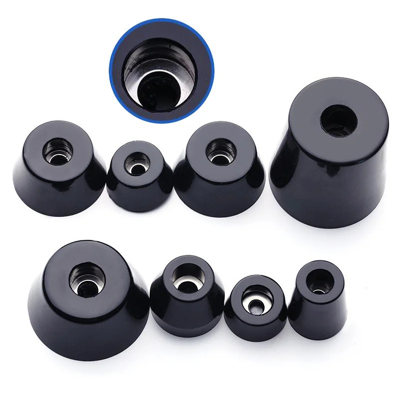 8pcs Anti slip furniture legs Feet Black Speaker Cabinet bed Table Box Conical rubber shock pad floor protector Furniture Parts
8pcs Anti slip furniture legs Feet Black Speaker Cabinet bed Table Box Conical rubber shock pad floor protector Furniture Parts