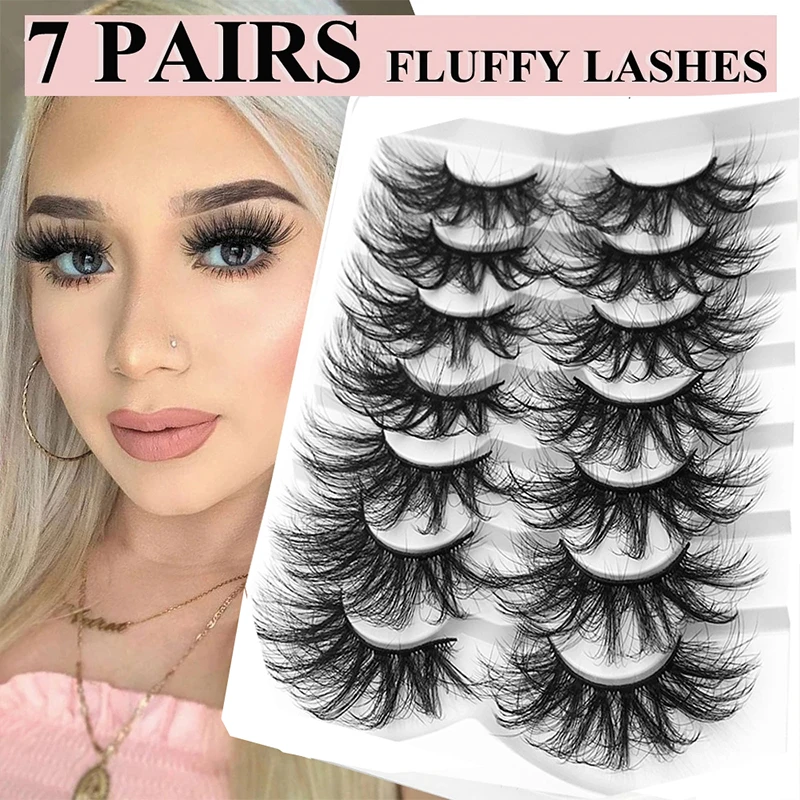 Новинка Лидер продаж 7 пар 3D норковые ресницы 25 мм черные Многослойные ресницы пушистые натуральные длинные густые накладные ресницы Инстр...
Новинка Лидер продаж 7 пар 3D норковые ресницы 25 мм черные Многослойные ресницы пушистые натуральные длинные густые накладные ресницы Инстр...