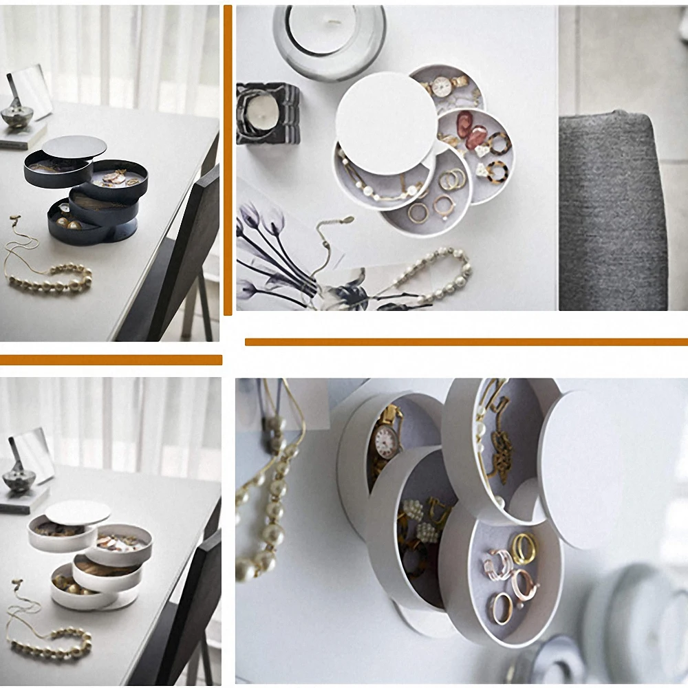 4 Layer Rotating Jewelry Storage Box Dust-proof Cosmetic Earrings Ring Organizer Container Women Jewelry Display Accessory Gift
4 Layer Rotating Jewelry Storage Box Dust-proof Cosmetic Earrings Ring Organizer Container Women Jewelry Display Accessory Gift