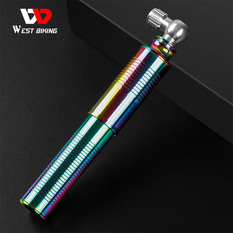 WEST BIKING Exclusive Multi-color Bike Pump 110PSI High Pressure Air Tire Inflator Presta Schrader Valve MTB Bicycle Mini Pump
WEST BIKING Exclusive Multi-color Bike Pump 110PSI High Pressure Air Tire Inflator Presta Schrader Valve MTB Bicycle Mini Pump