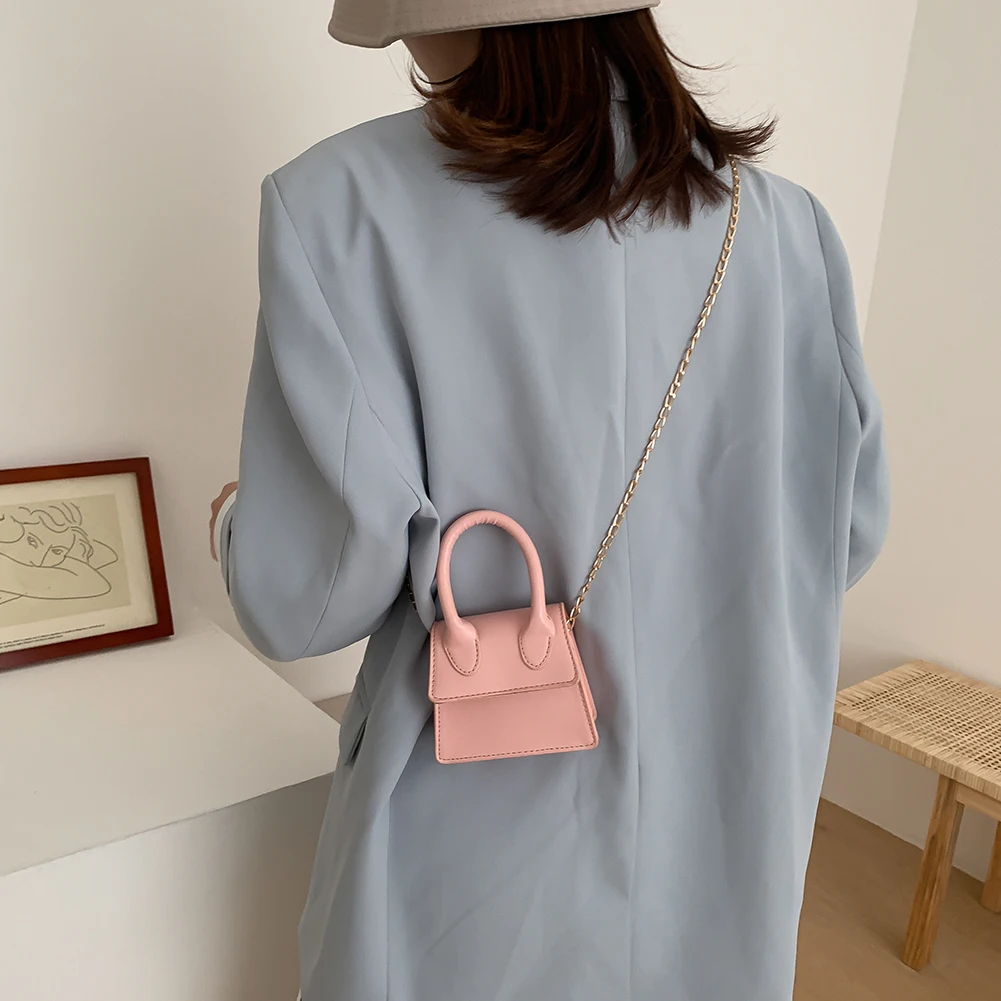 Cute Women Leather Mini Shoulder Bags Girls Pure Flap Chain Messenger Pouch
Cute Women Leather Mini Shoulder Bags Girls Pure Flap Chain Messenger Pouch
