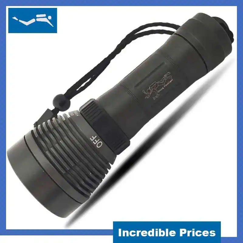 WasaFire Powerful Diving Flashlight 2000 Lumens XM-L T6 LED Torch Underwater Scuba Dive Flashlights Lamp Lanterna for Hunting
WasaFire Powerful Diving Flashlight 2000 Lumens XM-L T6 LED Torch Underwater Scuba Dive Flashlights Lamp Lanterna for Hunting