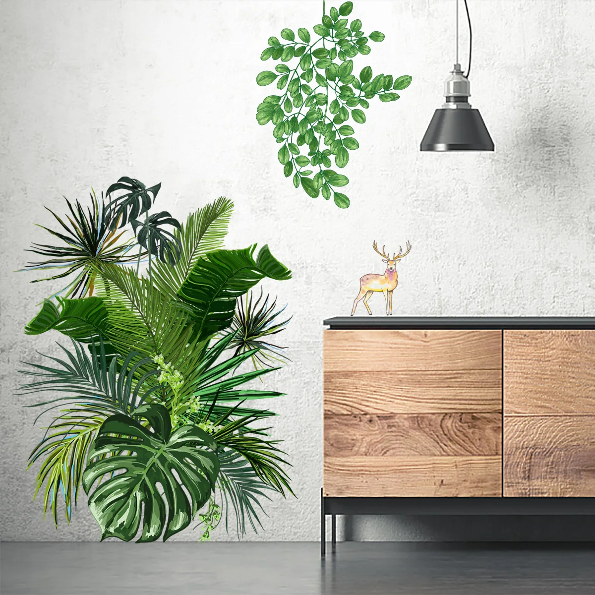 Home Decoration Wall Paste Style Flowers, Green Plants, Turtle Leaf Wall Paste Background Wall Decoration Living Room Wall Paste
Home Decoration Wall Paste Style Flowers, Green Plants, Turtle Leaf Wall Paste Background Wall Decoration Living Room Wall Paste