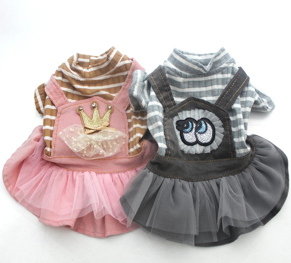 Dog Cat Corduroy Dress Shirt Striped&Lace Cat Puppy Strap Skirt Autumn Apparel Outfit 2 Colours
Dog Cat Corduroy Dress Shirt Striped&Lace Cat Puppy Strap Skirt Autumn Apparel Outfit 2 Colours