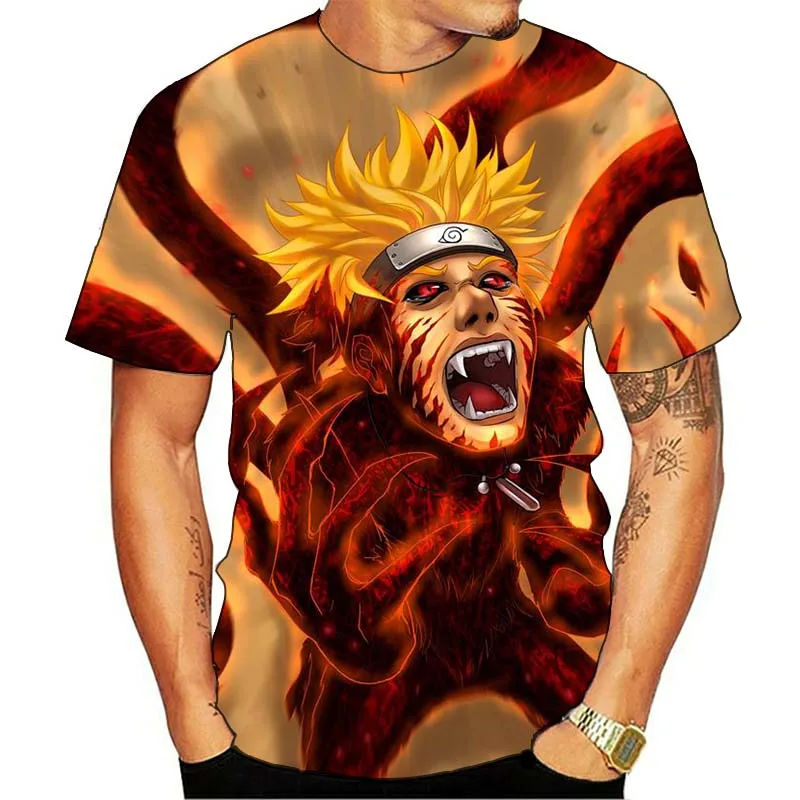 Summer Anime Men And Women T-Shirt Naruto 3d Anime Print Fashion Cartoon Short Sleeve Cool Breathable Tops
Summer Anime Men And Women T-Shirt Naruto 3d Anime Print Fashion Cartoon Short Sleeve Cool Breathable Tops